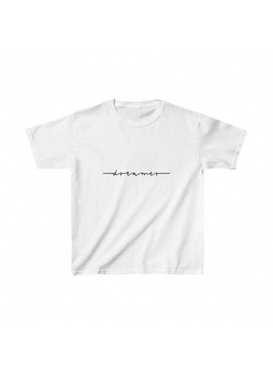 Çocuk Unisex Baskılı T-Shirt - Beyaz Çocuk Unisex Baskılı T-Shirt - Beyaz