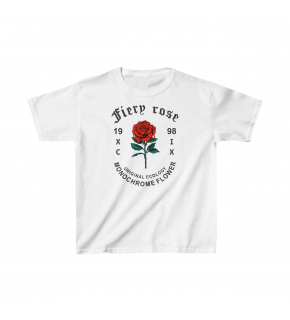 Çocuk Unisex Baskılı T-Shirt - Beyaz