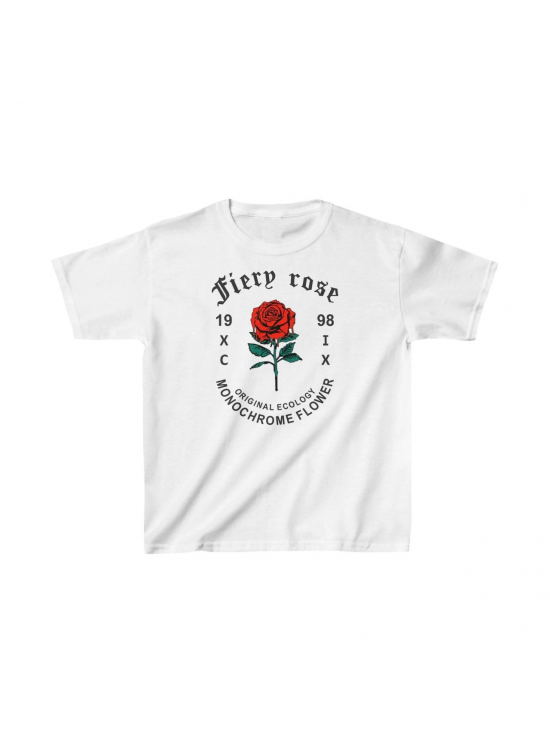 Çocuk Unisex Baskılı T-Shirt - Beyaz Çocuk Unisex Baskılı T-Shirt - Beyaz