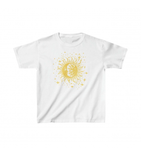 Çocuk Unisex Baskılı T-Shirt - Beyaz