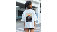 Çocuk Unisex Baskılı T-Shirt - Beyaz Çocuk Unisex Baskılı T-Shirt - Beyaz