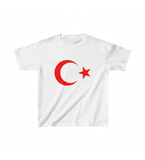 Çocuk Unisex Baskılı T-Shirt - Beyaz