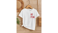 Çocuk Unisex Baskılı T-Shirt - Beyaz Çocuk Unisex Baskılı T-Shirt - Beyaz