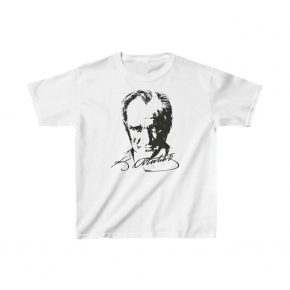 Çocuk Unisex Baskılı T-Shirt - Beyaz