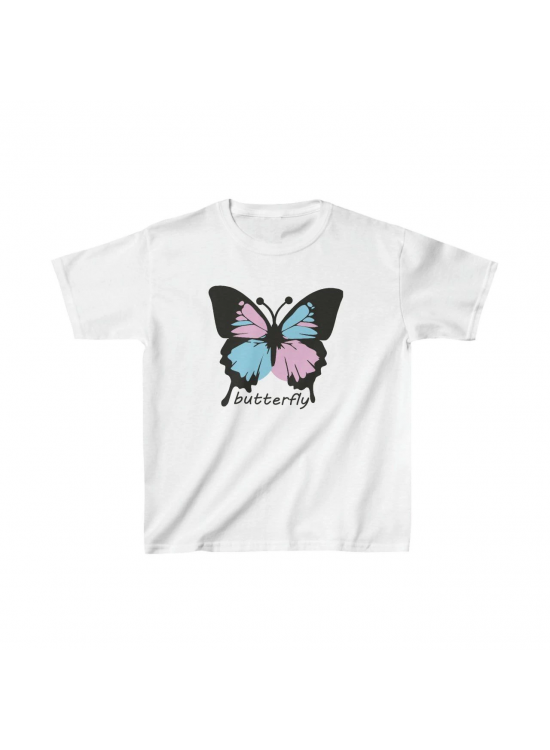 Çocuk Unisex Baskılı T-Shirt - Beyaz Çocuk Unisex Baskılı T-Shirt - Beyaz