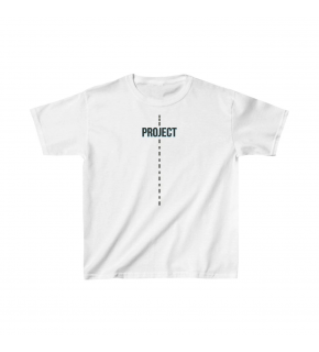 Çocuk Unisex Baskılı T-Shirt - Beyaz