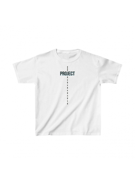 Çocuk Unisex Baskılı T-Shirt - Beyaz Çocuk Unisex Baskılı T-Shirt - Beyaz