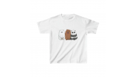 Çocuk Unisex Baskılı T-Shirt - Beyaz Çocuk Unisex Baskılı T-Shirt - Beyaz