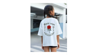 Çocuk Unisex Baskılı T-Shirt - Beyaz Çocuk Unisex Baskılı T-Shirt - Beyaz