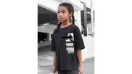 Çocuk Unisex Baskılı T-Shirt - Siyah Çocuk Unisex Baskılı T-Shirt - Siyah