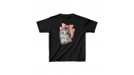 Çocuk Unisex Baskılı T-Shirt - Siyah Çocuk Unisex Baskılı T-Shirt - Siyah
