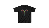 Çocuk Unisex Baskılı T-Shirt - Siyah Çocuk Unisex Baskılı T-Shirt - Siyah