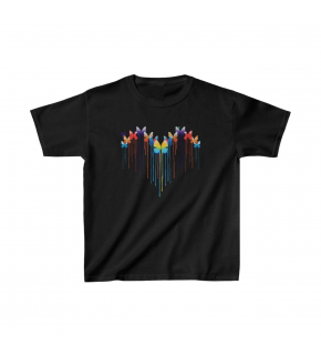 Çocuk Unisex Baskılı T-Shirt - Siyah