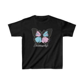 Çocuk Unisex Baskılı T-Shirt - Siyah