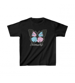 Çocuk Unisex Baskılı T-Shirt - Siyah