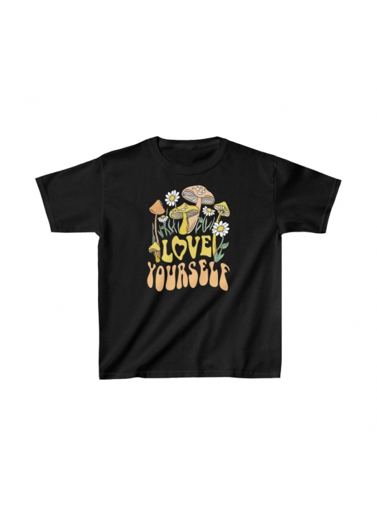 Çocuk Unisex Baskılı T-Shirt - Siyah Çocuk Unisex Baskılı T-Shirt - Siyah