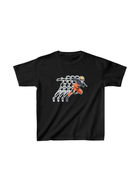 Çocuk Unisex Baskılı T-Shirt - Siyah Çocuk Unisex Baskılı T-Shirt - Siyah