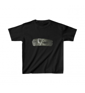 Çocuk Unisex Baskılı T-Shirt - Siyah