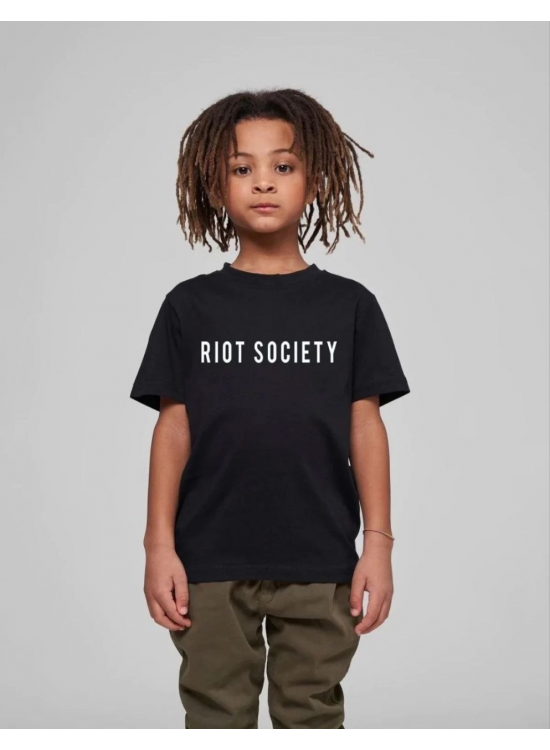 Çocuk Unisex Baskılı T-Shirt - Siyah Çocuk Unisex Baskılı T-Shirt - Siyah