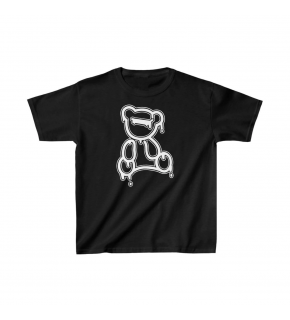 Çocuk Unisex Baskılı T-Shirt - Siyah