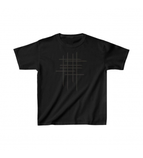 Çocuk Unisex Baskılı T-Shirt - Siyah