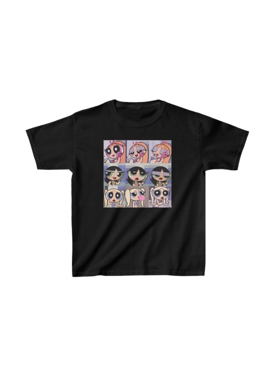 Çocuk Unisex Baskılı T-Shirt - Siyah Çocuk Unisex Baskılı T-Shirt - Siyah
