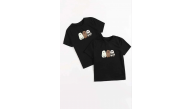 Çocuk Unisex Baskılı T-Shirt - Siyah Çocuk Unisex Baskılı T-Shirt - Siyah