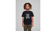 Çocuk Unisex Baskılı T-Shirt - Siyah