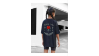 Çocuk Unisex Baskılı T-Shirt - Siyah Çocuk Unisex Baskılı T-Shirt - Siyah