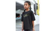 Çocuk Unisex Baskılı T-Shirt - Siyah Çocuk Unisex Baskılı T-Shirt - Siyah