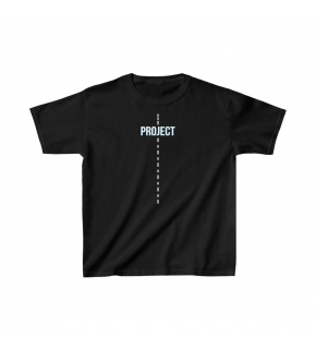 Çocuk Unisex Baskılı T-Shirt - Siyah