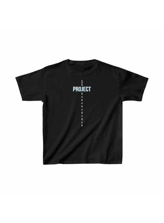Çocuk Unisex Baskılı T-Shirt - Siyah Çocuk Unisex Baskılı T-Shirt - Siyah