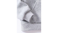 Çocuk Unisex Kapüşonlu Kedicik Baskılı Pamuklu Sweatshirt - Gri Çocuk Unisex Kapüşonlu Kedicik Baskılı Pamuklu Sweatshirt - Gri