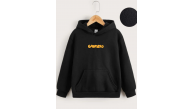 Çocuk Unisex Kapüşonlu Ön ve Arka Garfield Baskılı Sweatshirt - Siyah Çocuk Unisex Kapüşonlu Ön ve Arka Garfield Baskılı Sweatshirt - Siyah