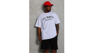 Erkek Kısa Kol Tişört Bisiklet Yaka KANAT Baskılı Oversize T-Shirt - Beyaz Erkek Kısa Kol Tişört Bisiklet Yaka KANAT Baskılı Oversize T-Shirt - Beyaz