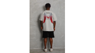 Erkek Baskılı Tişört Kısa Kol Bisiklet Yaka Oversize T-Shirt - Gri Erkek Baskılı Tişört Kısa Kol Bisiklet Yaka Oversize T-Shirt - Gri