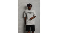 Erkek Baskılı Tişört Kısa Kol Bisiklet Yaka Oversize T-Shirt - Gri Erkek Baskılı Tişört Kısa Kol Bisiklet Yaka Oversize T-Shirt - Gri