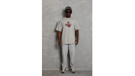 Erkek Kısa Kol Yazlık Tişört Bisiklet Yaka Baskılı Oversize T-Shirt - Gri Erkek Kısa Kol Yazlık Tişört Bisiklet Yaka Baskılı Oversize T-Shirt - Gri