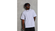 Erkek Düz Yazlık Kısa Kol Tişört Bisiklet Yaka Oversize T-Shirt - Beyaz Erkek Düz Yazlık Kısa Kol Tişört Bisiklet Yaka Oversize T-Shirt - Beyaz