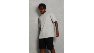 Erkek Düz Yazlık Kısa Kol Tişört Bisiklet Yaka Oversize T-Shirt - Gri Erkek Düz Yazlık Kısa Kol Tişört Bisiklet Yaka Oversize T-Shirt - Gri