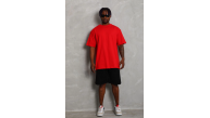 Erkek Düz Yazlık Kısa Kol Tişört Bisiklet Yaka Oversize T-Shirt - Kırmızı Erkek Düz Yazlık Kısa Kol Tişört Bisiklet Yaka Oversize T-Shirt - Kırmızı