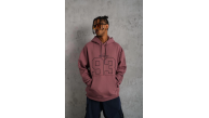 Erkek 3 İplik Pamuklu Kapüşonlu Baskılı Cepli Sweatshirt Hoodie - Gül Kurusu Erkek 3 İplik Pamuklu Kapüşonlu Baskılı Cepli Sweatshirt Hoodie - Gül Kurusu