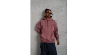 Erkek 3 İplik Pamuklu Kapüşonlu Baskılı Cepli Sweatshirt Hoodie - Gül Kurusu Erkek 3 İplik Pamuklu Kapüşonlu Baskılı Cepli Sweatshirt Hoodie - Gül Kurusu