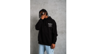 Erkek 98 Baskılı Kapüşonlu 3 iplik pamuklu hoodie Sweatshirt - Siyah Erkek 98 Baskılı Kapüşonlu 3 iplik pamuklu hoodie Sweatshirt - Siyah