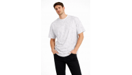 Erkek Asit Yıkama Bisiklet Yaka Kısa Kollu Oversize T-Shirt Tişört - Beyaz Erkek Asit Yıkama Bisiklet Yaka Kısa Kollu Oversize T-Shirt Tişört - Beyaz