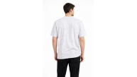 Erkek Asit Yıkama Bisiklet Yaka Kısa Kollu Oversize T-Shirt Tişört - Beyaz Erkek Asit Yıkama Bisiklet Yaka Kısa Kollu Oversize T-Shirt Tişört - Beyaz