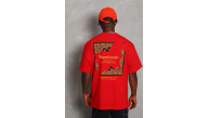 Erkek Baskılı Tişört Kısa Kol Bisiklet Yaka Oversize T-Shirt - Kırmızı Erkek Baskılı Tişört Kısa Kol Bisiklet Yaka Oversize T-Shirt - Kırmızı