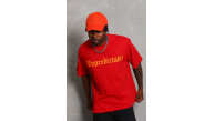 Erkek Baskılı Tişört Kısa Kol Bisiklet Yaka Oversize T-Shirt - Kırmızı Erkek Baskılı Tişört Kısa Kol Bisiklet Yaka Oversize T-Shirt - Kırmızı