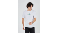 Erkek Baskılı T-Shirt Kısa Kol Bisiklet Yaka Regular Fit Rahat Kalıp Günlük Tişört - Beyaz Erkek Baskılı T-Shirt Kısa Kol Bisiklet Yaka Regular Fit Rahat Kalıp Günlük Tişört - Beyaz