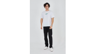 Erkek Baskılı T-Shirt Kısa Kol Bisiklet Yaka Regular Fit Rahat Kalıp Günlük Tişört - Beyaz Erkek Baskılı T-Shirt Kısa Kol Bisiklet Yaka Regular Fit Rahat Kalıp Günlük Tişört - Beyaz